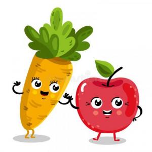 Imagen de portada del videojuego educativo: Adivina la fruta o verdura , de la temática Alimentación