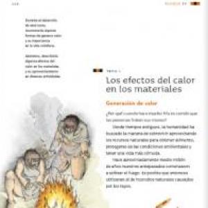 Los efectos del calor en los materiales 