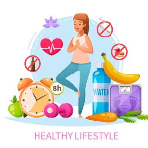 Imagen de portada del videojuego educativo: Estilo de Vida Saludable, de la temática Salud