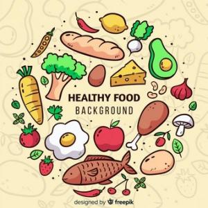 los alimentos saludables