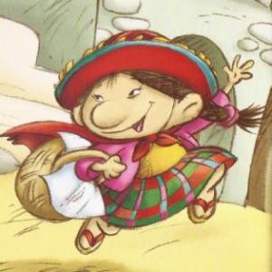 Imagen de portada del videojuego educativo: CAPERUCITA DEL NOROESTE: LOS COLLAS, de la temática Ocio