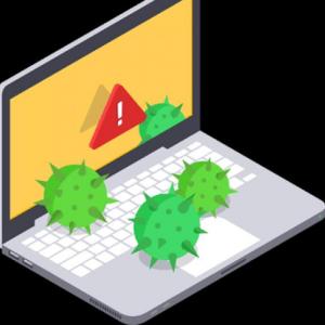 Imagen de portada del videojuego educativo: Virus informaticos, de la temática Informática