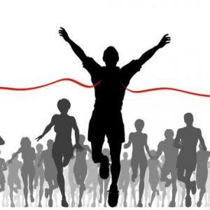 GO UP TO THE FINISH LINE 