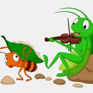 La cigarra y la hormiga