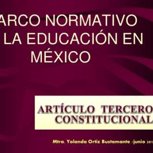 Artículo 3° constitucional