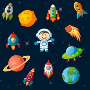 Imagen de portada del videojuego educativo: Los planetas , de la temática Astronomía