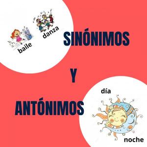 Imagen de portada del videojuego educativo: BUSCANDO ANTÓNIMOS, de la temática Lengua