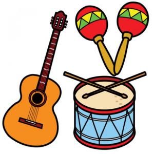 Imagen de portada del videojuego educativo: Instrumentos Musicales, de la temática Música