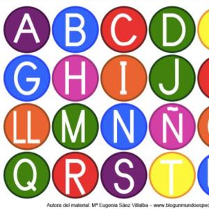The alphabet 