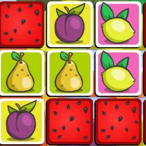 Imagen de portada del videojuego educativo: Juego de la Memoria de Frutas, de la temática Ocio