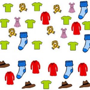 COLORS, NUMBERS, CLOTHES