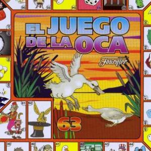 Imagen de portada del videojuego educativo: Juego de la Oca(tiempo simple del verbo), de la temática Lengua