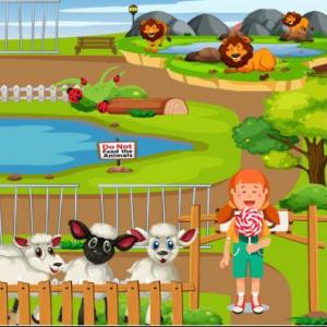 Imagen de portada del videojuego educativo: Find the vocavulary!, de la temática Idiomas