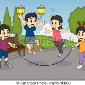 Imagen de portada del videojuego educativo: Encuentra el par de los diferentes saltos de la cuerda, de la temática Deportes