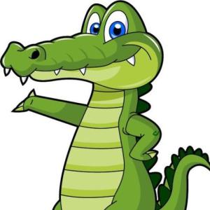 Personajes del cuento "Drilo, el yacaré viajero"