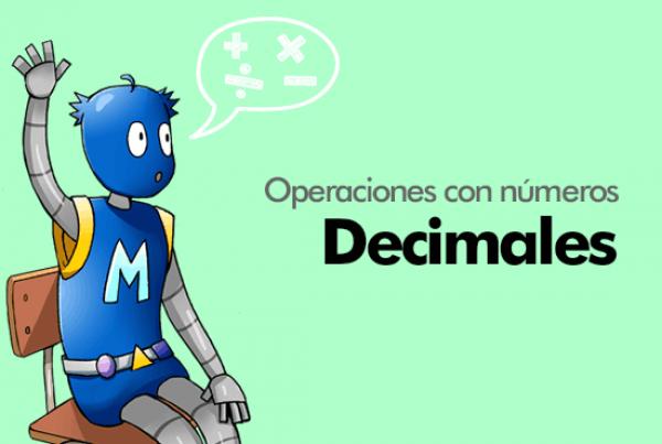Operaciones con números decimales
