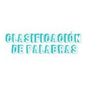 Clasificación de las Palabras