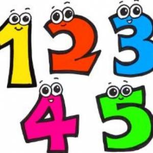 Imagen de portada del videojuego educativo: Jugando con los números 1 al 5 , de la temática Matemáticas