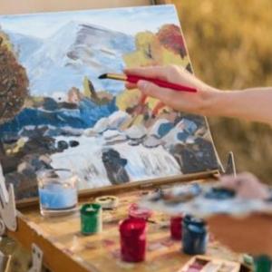 Imagen de portada del videojuego educativo: El dibujo y la Pintura, de la temática Artes