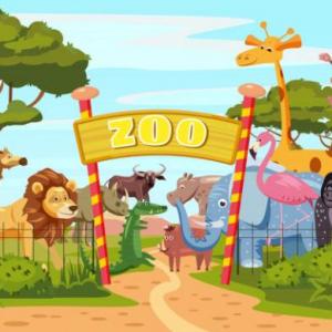 Imagen de portada del videojuego educativo: Rompecabezas Zoologico, de la temática Medio ambiente