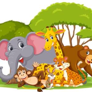 Imagen de portada del videojuego educativo: Recordando los animales, de la temática Ciencias