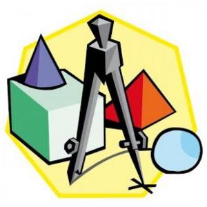 Imagen de portada del videojuego educativo: Instrumentos geométricos, de la temática Matemáticas