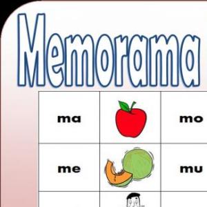 Memorama de silabas 
