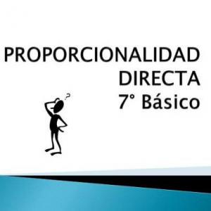 PROPORCIONALIDAD DIRECTA