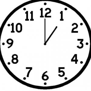 Time o'clock