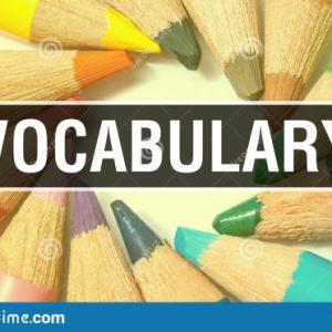 Vocabulary 001