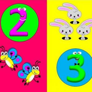 Imagen de portada del videojuego educativo: Números del uno al seis, de la temática Matemáticas