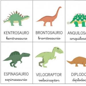 Memotest dinosaurios