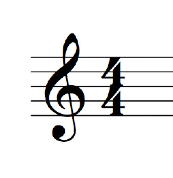 Imagen de portada del videojuego educativo: Compás musical 4/4, de la temática Artes