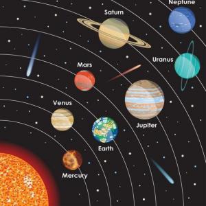Imagen de portada del videojuego educativo: memoria: planetas del sistema solar, de la temática Astronomía