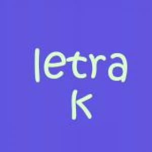 letra k