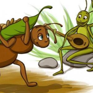 The ant and the grasshopper