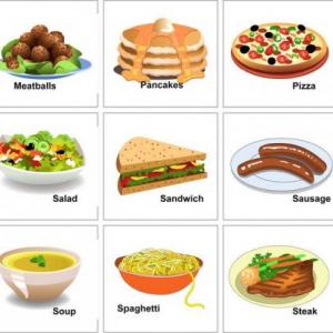 Portada del juego MEMORY GAME FOOD – Idiomas