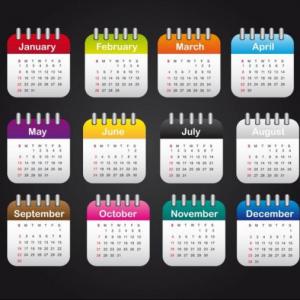 Months of the year!
