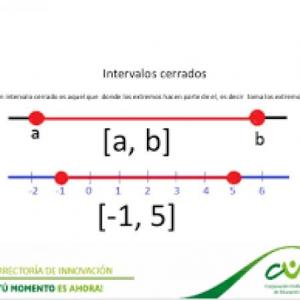Imagen de portada del videojuego educativo: Intervalos, de la temática Matemáticas