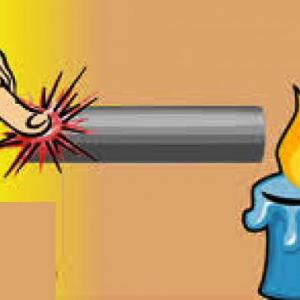Imagen de portada del videojuego educativo: ¿Material conductor o aislante de calor?, de la temática Física