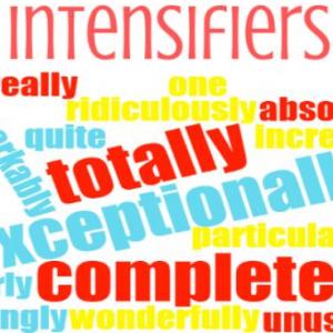Identific the intensifiers