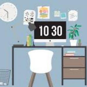 ERGONÓMIA EN  TRABAJO DE OFICINA EN CASA