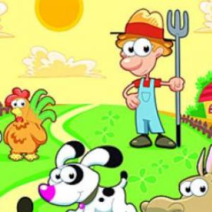 Imagen de portada del videojuego educativo: MEMORAMA DE ANIMALES DE LA GRANJA, de la temática Hobbies