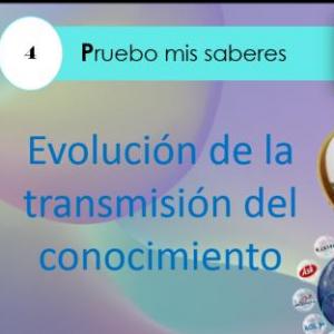 Evolución de la transmisión del conocimiento
