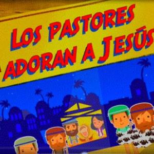 Imagen de portada del videojuego educativo: LOS PASTORES ADORAN A JESÚS, de la temática Religión