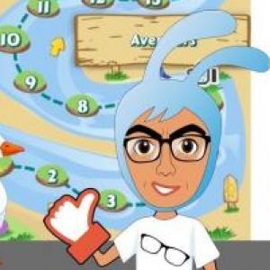 Imagen de portada del videojuego educativo: JUEGO DE LA OCA MATEMÁTICA 4°, de la temática Matemáticas