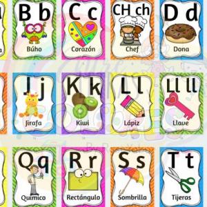 Imagen de portada del videojuego educativo: Repaso de palabras con letras compuestas., de la temática Lengua