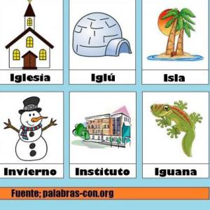 Imágenes con la vocal i