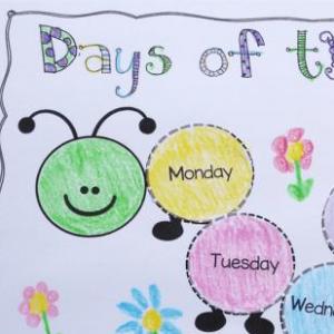 Portada del juego Days of the week – Idiomas