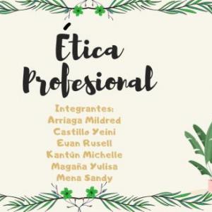 ÉTICA PROFESIONAL